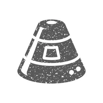 Grunge icon - Space capsule Stock Illustration