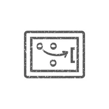 Grunge icon - Strategy Stock Illustration