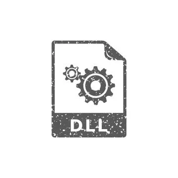 Grunge icon - System file Stock Illustration