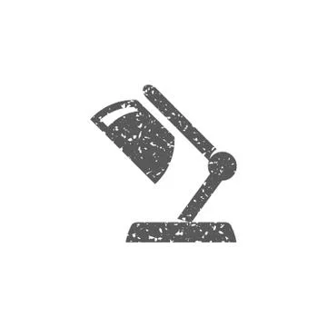 Grunge icon - Table lamp Stock Illustration