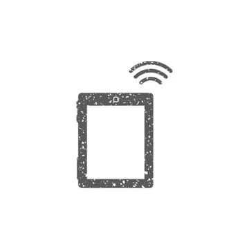 Grunge icon - Tablet PC Stock Illustration