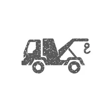 Grunge icon - Tow Stock Illustration