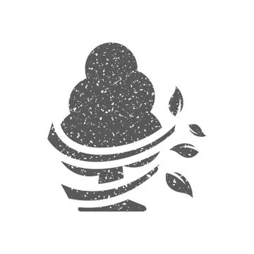 Grunge icon - Tree Stock Illustration