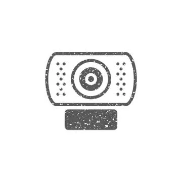 Grunge icon - Webcam Stock Illustration