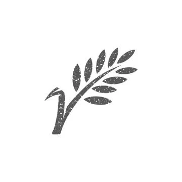 Grunge icon - Wheat Stock Illustration