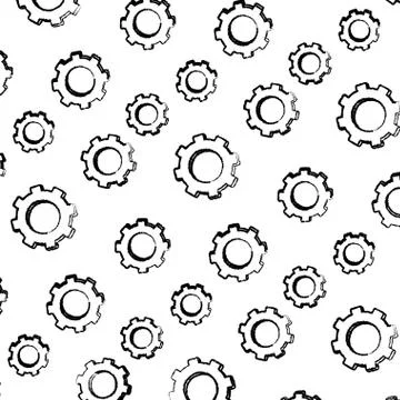 Grunge industry gears engineering technology background 스톡 일러스트