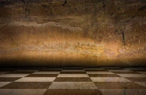 Grunge interior Stock Illustration