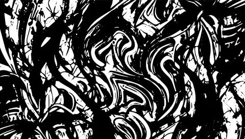 Grunge interlaced texture, threads, lines, wire, veins, monochrome. Grunge ol Stock Illustration