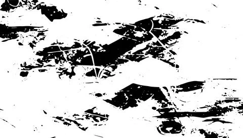 Grunge interlaced texture, threads, lines, wire, veins, monochrome. Grunge ol Illustrazione stock