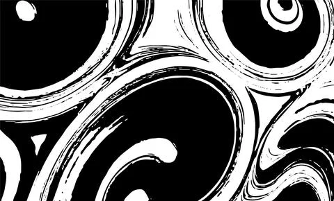 Grunge intertwined texture, threads, lines, wire, veins, monochrome. Grunge o Stock Illustration