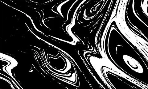 Grunge intertwined texture, threads, lines, wire, veins, monochrome. Grunge o Stock Illustration