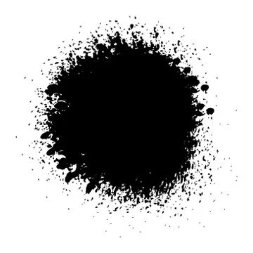 Grunge Isolated Blot Stock Illustration