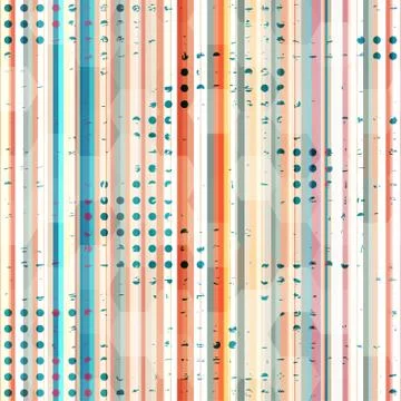 Grunge line seamless Stock Illustration