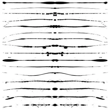 Grunge lines Illustrazione stock