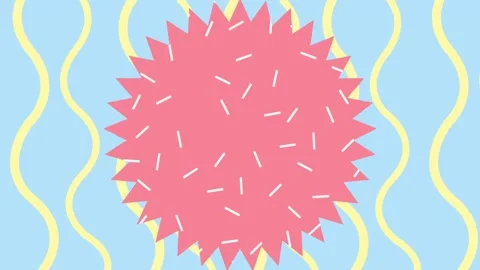 Grunge loop motion video background with circles Stock Footage 197380274