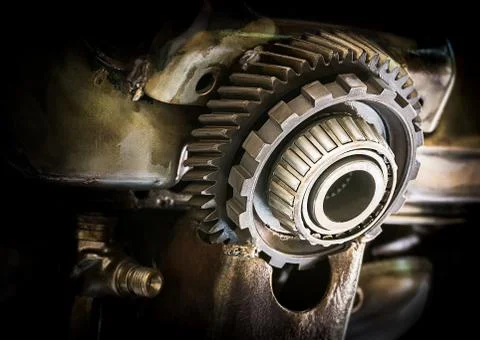 Grunge machine Foto stock