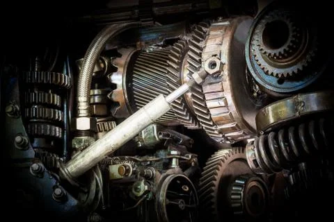 Grunge machine Stock Photos