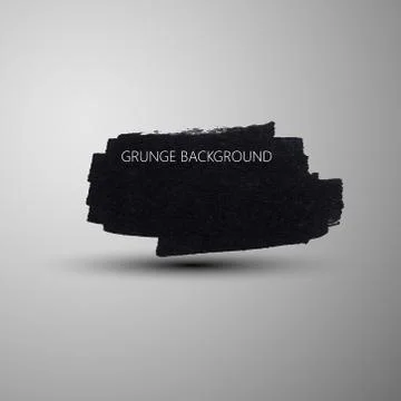 Grunge marker stain banner. brushed ink texture. Abstract background for your Stock Illustration