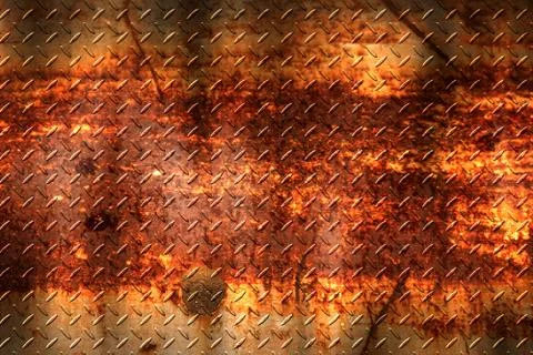 Grunge metal background. Stock Illustration