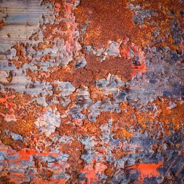 Grunge metal rusty surface texture Stock Photos