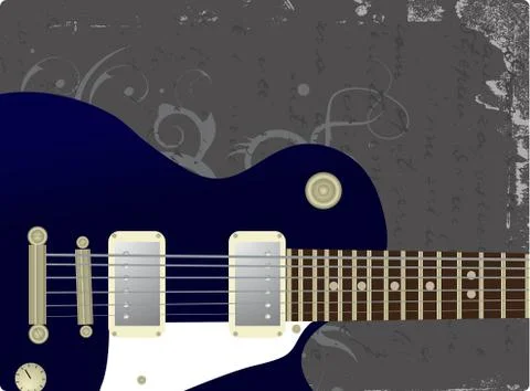 Grunge music  background - vector Stock Illustration