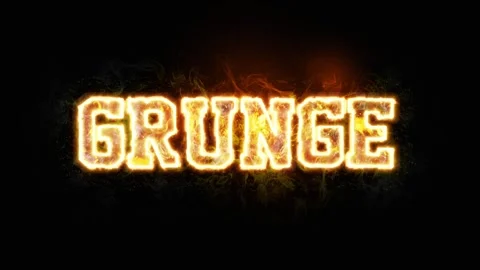 Grunge Music Burn Effect Stock Footage 290951458