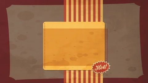 Grunge note paper with a squared layer giving space for text and background Stock Footage 129715642