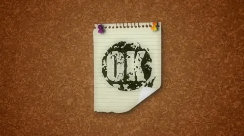 Grunge notice Concept Stock Footage