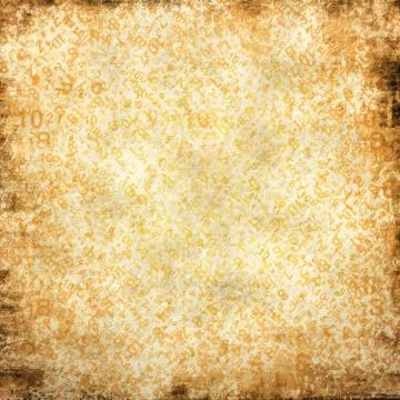 Grunge numbers background Stock Illustration