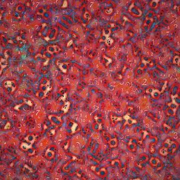 Grunge numbers background Stock Illustration