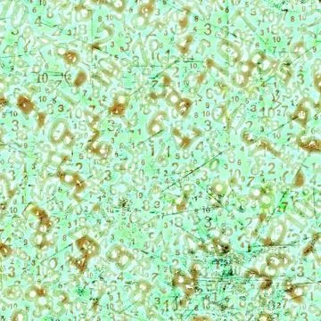 Grunge numbers background Stock Illustration