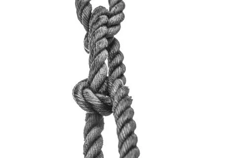 Grunge nylon rope Stock Photos
