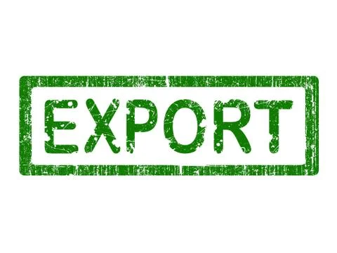 Grunge Office Stamp - EXPORT Stock Illustration