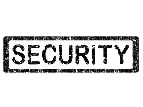 Grunge Office Stamp - SECURITY Stock Illustration