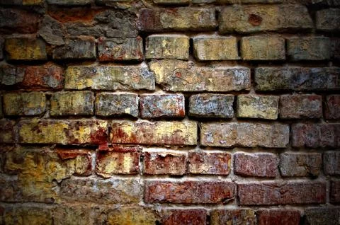 Grunge old bricks wall texture Fotos de archivo