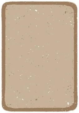 Grunge old paper vector texture. Hand drawn frame template Stock Illustration