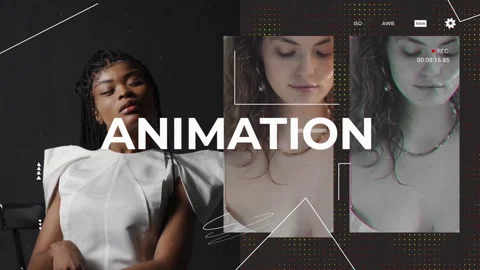 Grunge Opener 스톡 After Effects