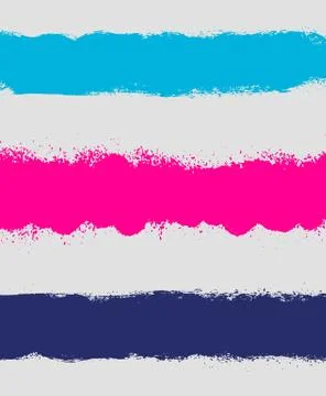Grunge paint  stain headers, background stripes Stock Illustration