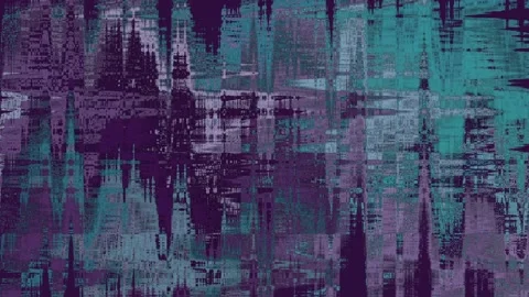 Grunge painted structure with shades of dark purple, turquoise Stock Footage 107965681