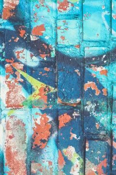 Grunge painted texture. Old paint surface. Abstract street art pattern. Weath Stock Photos