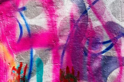 Grunge painted wall Stock Illustration