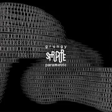 Grunge parametric structure. Vector design. Stock Illustration