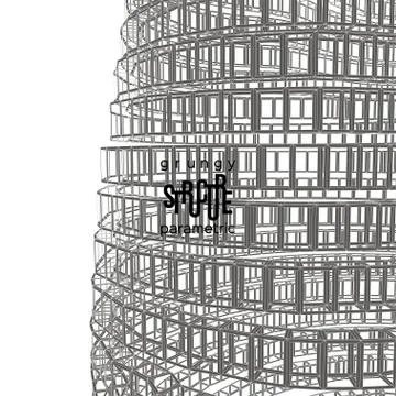 Grunge parametric structure. Vector design. Stock Illustration