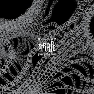 Grunge parametric structure. Vector design. Stock Illustration