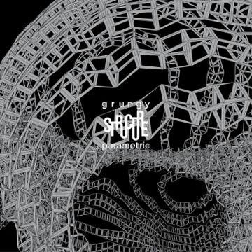 Grunge parametric structure. Vector design. Stock Illustration