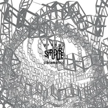 Grunge parametric structure. Vector design. Stock Illustration