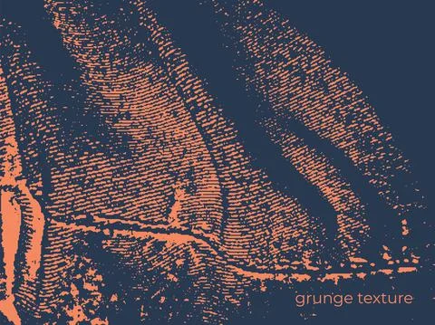 Grunge pattern dark blue orange vector background Stock Illustration