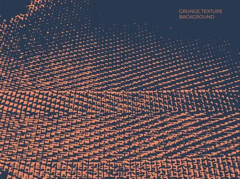 Grunge pattern dark blue orange vector background Stock Illustration