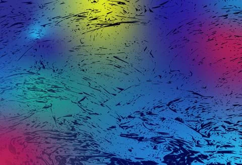 Grunge pattern with multicolored lighting for theme design. Stock Illustration