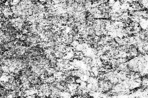 Grunge pattern of scratches, chips, scuffs. Strokes, dry brush on paper. Blac 스톡 일러스트